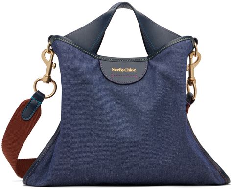 see by chloe small bag|see by CHLOE. denim bag.